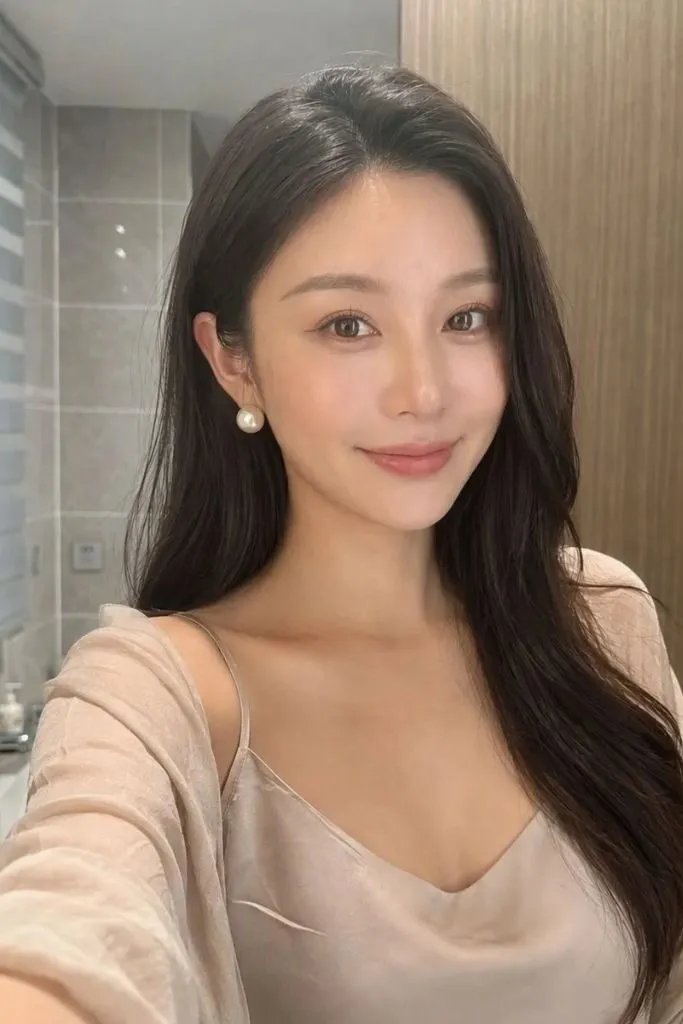 Gái xinh có nụ cười tỏa nắng và làn da mịn màng