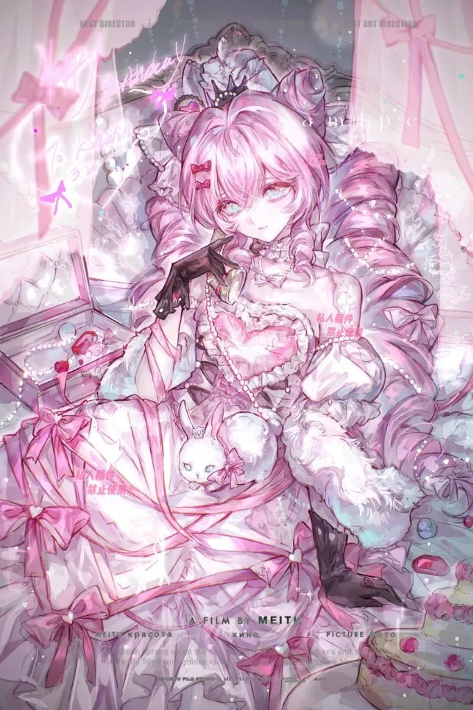 Ảnh gái anime bồng bềnh nhẹ nhàng