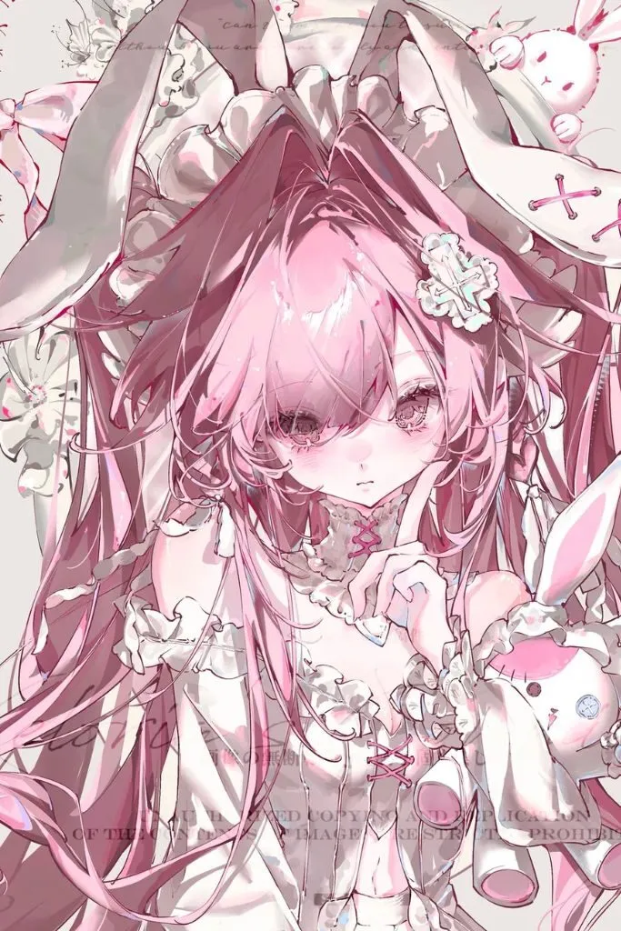 Ảnh gái anime biểu cảm cá tính