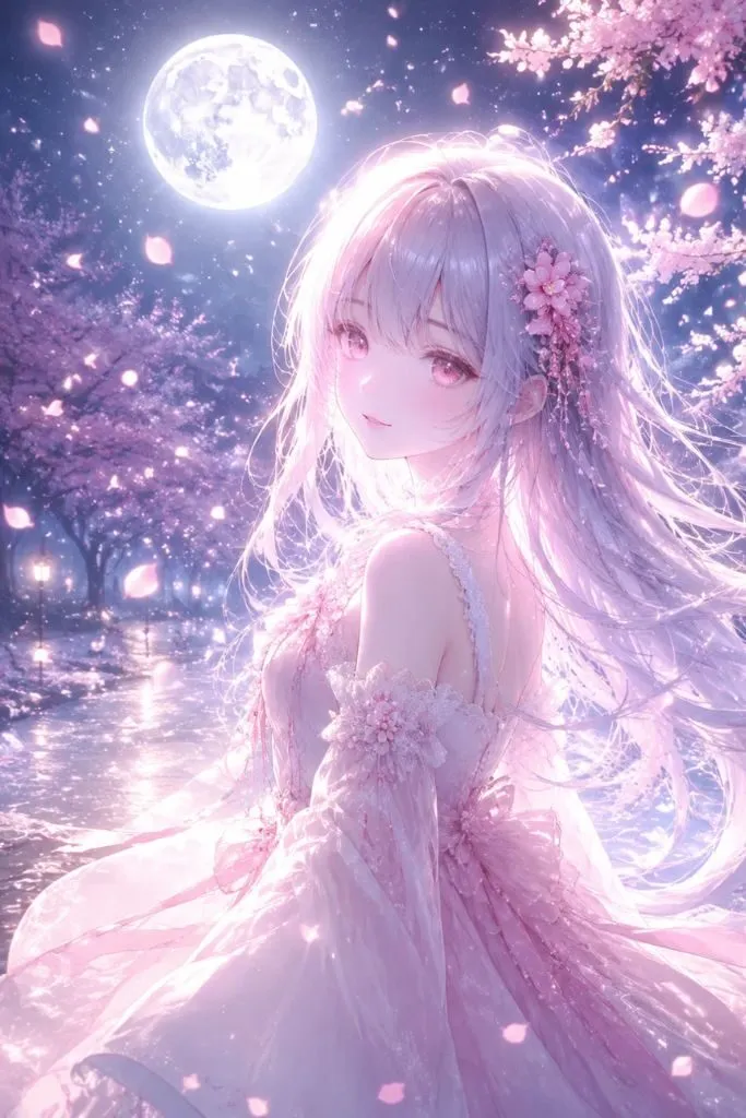 Anime xinh đẹp dịu dàng như nàng thơ