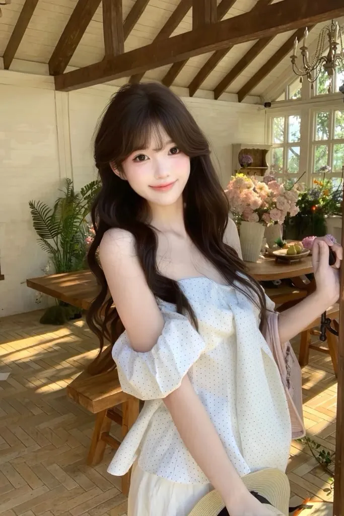 Em gái cute cùng nụ cười tỏa nắng