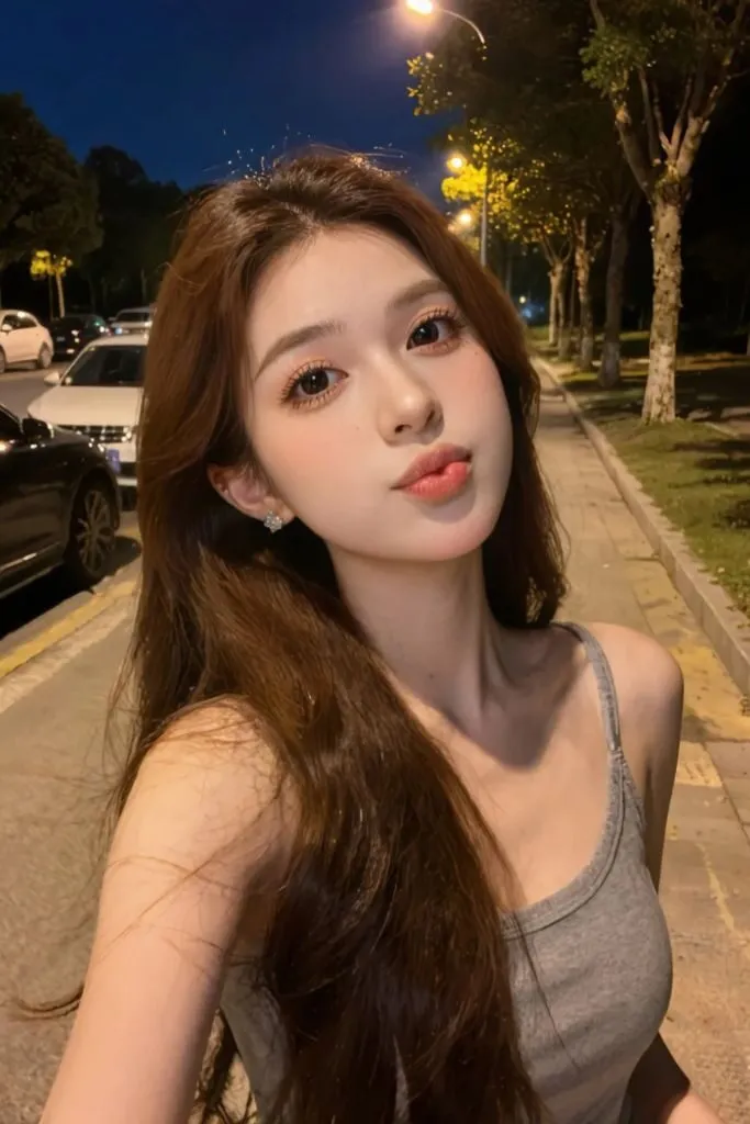 Gái xinh có bờ môi mọng nước thu hút bao ánh nhìn