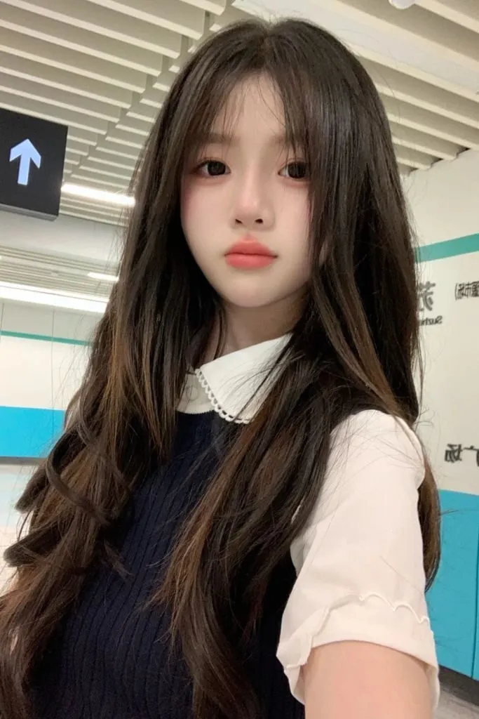 Ảnh gái xinh có khuôn mặt nàng thơ