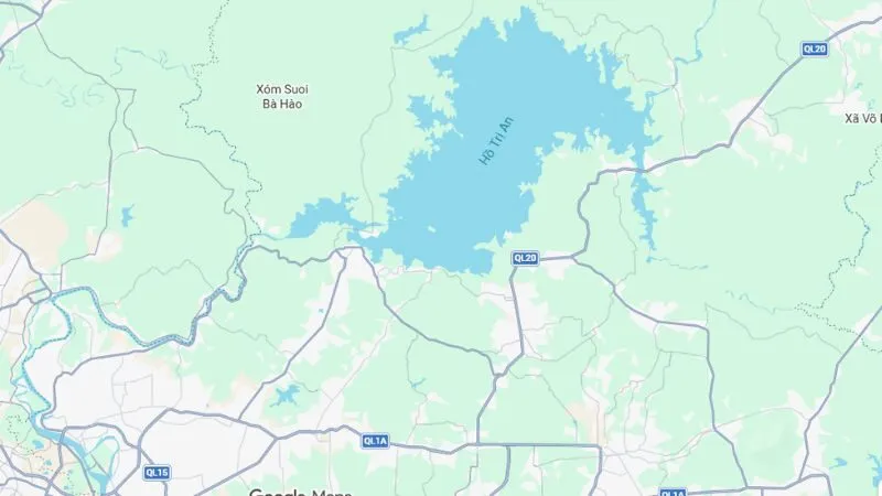 Camping Gió Trị An nằm tại khu vực ĐT767, Mã Đà, Vĩnh Cửu, Đồng Nai