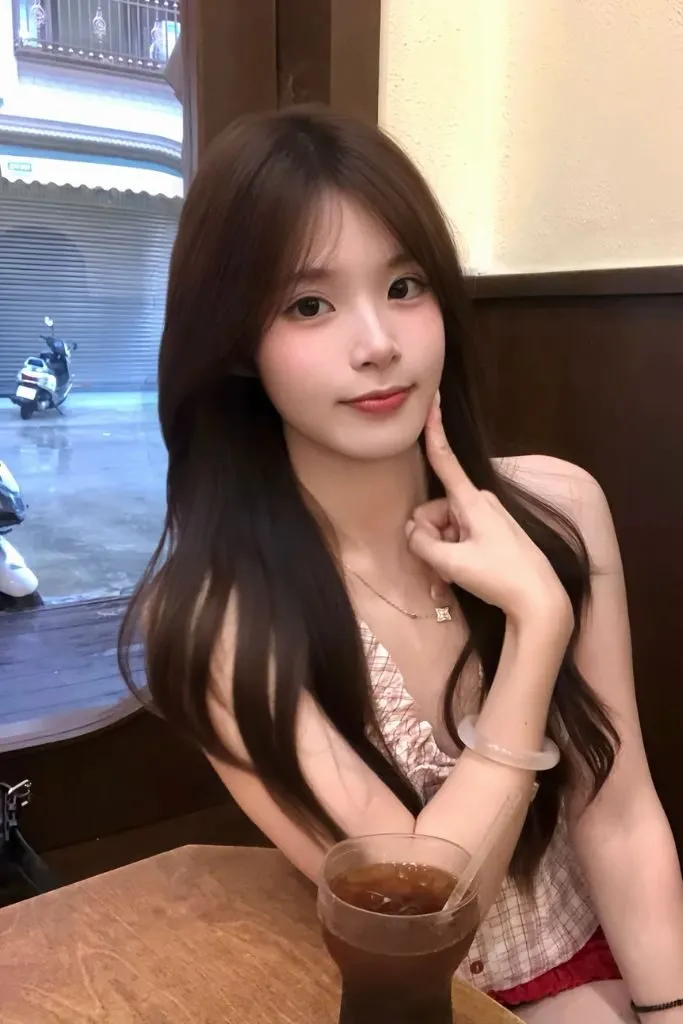 Gái xinh có má lúm siêu dễ thương