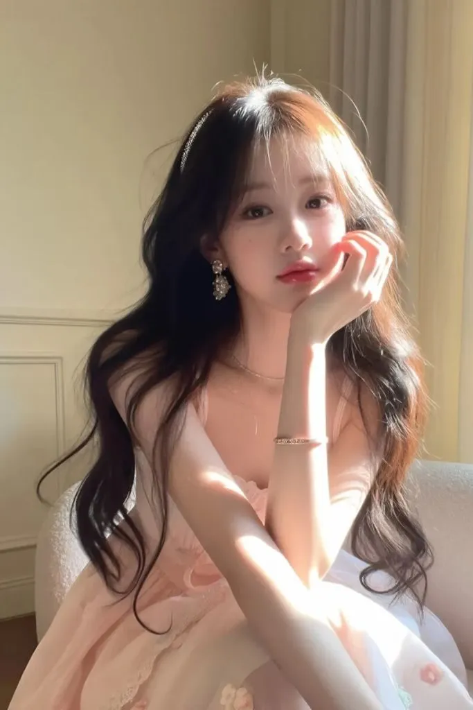 Gái xinh ngồi suy tư về ai đó
